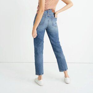 Madewell Classic Straight Jean High Rise Stretch Ankle Jeans size 26